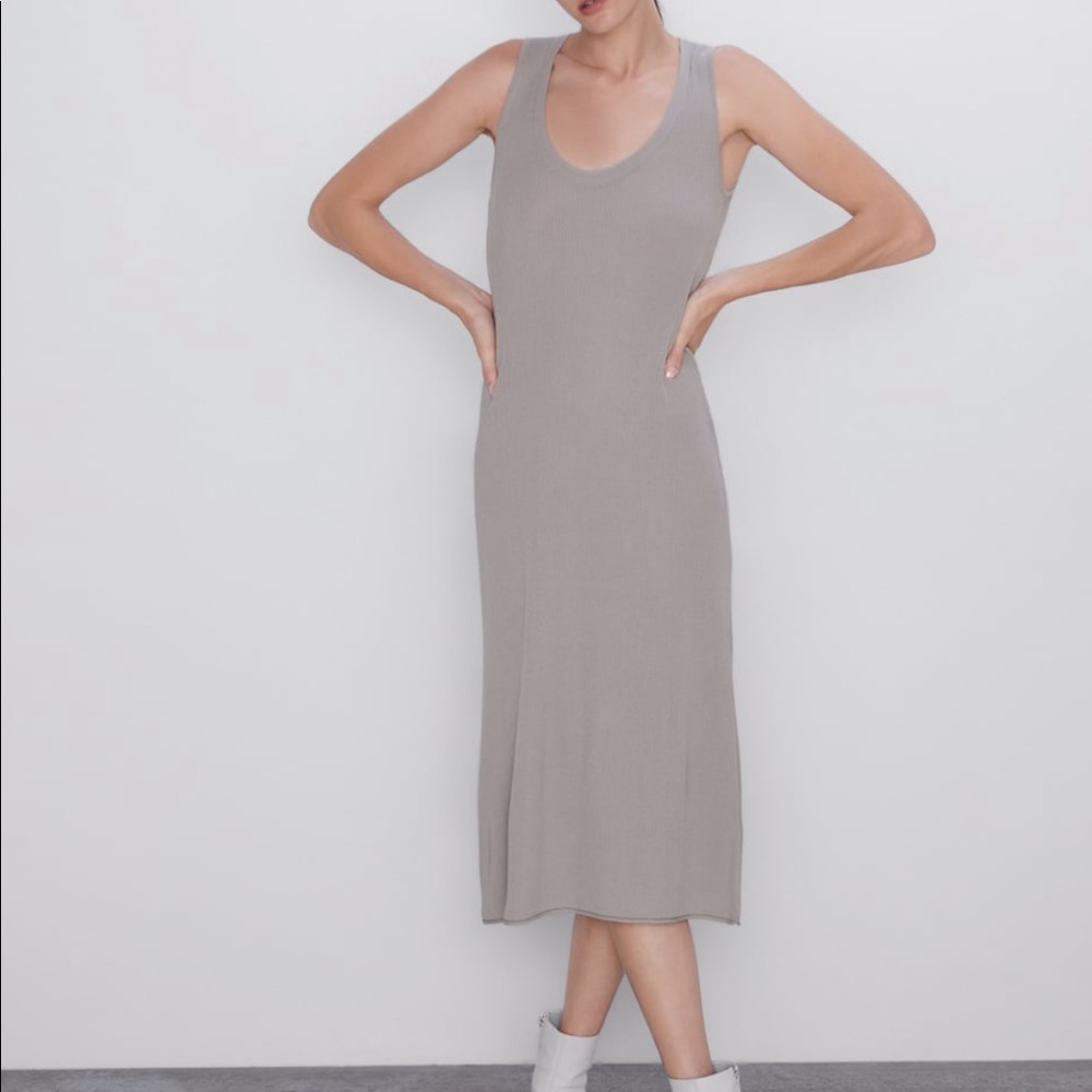 Taupe Zara dress
